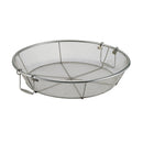 MT18-8浅型揚げザル５５㎝　バネ取手付