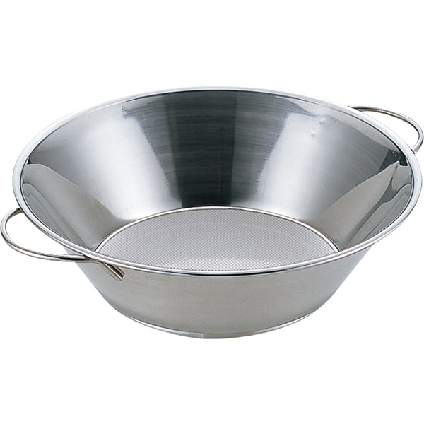 UK油こし(両手ハンドル)19cmﾊﾟﾝﾁ仕様