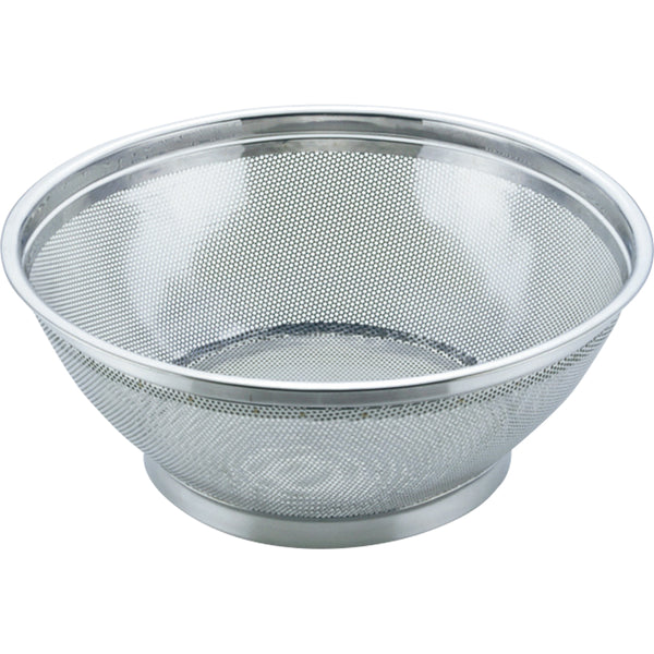 UK18-8ﾊﾟﾝﾁﾝｸﾞ浅型ｻﾞﾙ35cm 荒目φ2.2