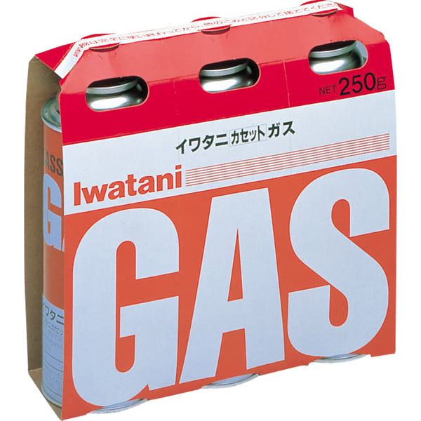 ｲﾜﾀﾆ ｶｾｯﾄｶﾞｽ(ｵﾚﾝｼﾞ)3P  CB-250-OR