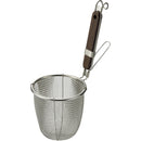 MT18-8ﾛｰｽﾞ柄うどんてぼ(丸底) 針金ﾌｯｸ