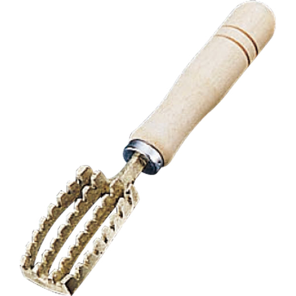 真鍮木柄ウロコ取　大(195㎜)