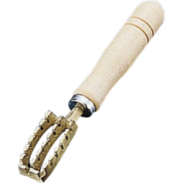 真鍮木柄ウロコ取　小(170㎜)