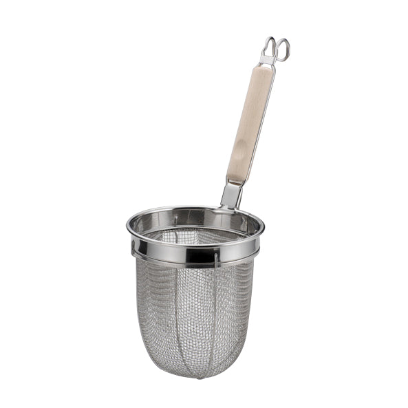 木柄うどんてぼ押え付L-218ｽﾎﾟｯﾄ溶接付