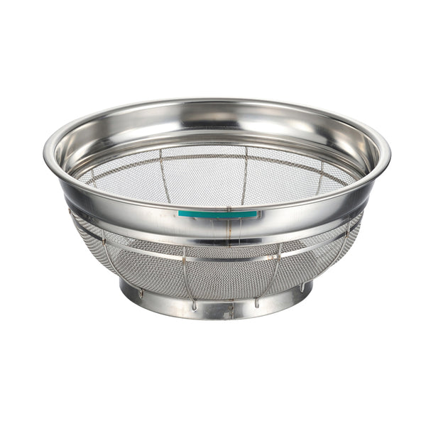 BK18-8浅型ｻﾞﾙ ｶﾗｰﾊﾞｰ付 43㎝ ｸﾞﾘｰﾝ