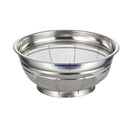 BK18-8浅型ｻﾞﾙ ｶﾗｰﾊﾞｰ付 35㎝ ﾌﾞﾙｰ