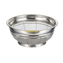 BK18-8浅型ｻﾞﾙ ｶﾗｰﾊﾞｰ付 35㎝ ｲｴﾛｰ