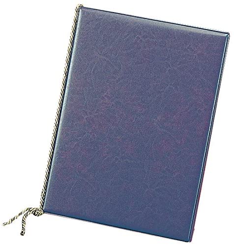 えLB-400レザータッチﾒﾆｭｰ特大ﾀﾞｰｸﾌﾞﾙ-