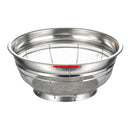 BK18-8Ｆ型ｻﾞﾙ荒目ｶﾗｰﾊﾞｰ付18㎝ﾚｯﾄﾞ