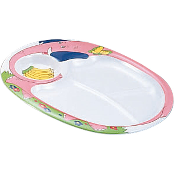 千羽鶴ぞうランチ皿Ｌ－４