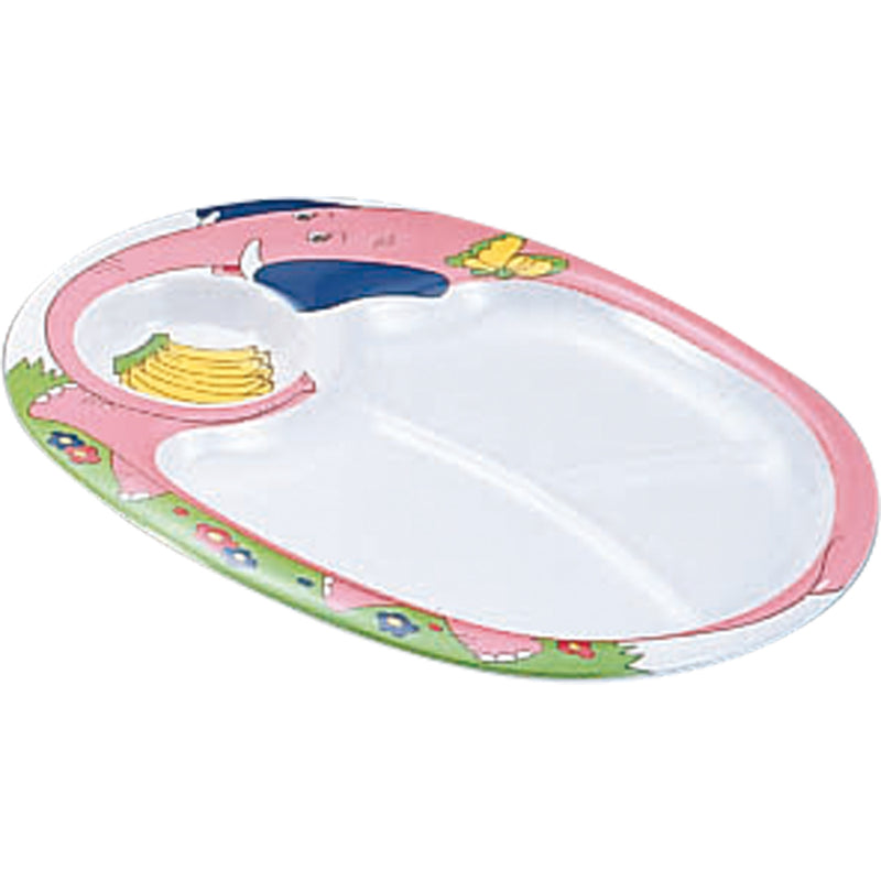 千羽鶴ぞうランチ皿Ｌ－４