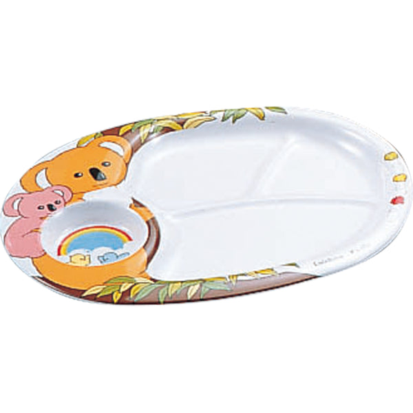 千羽鶴コアラランチ皿Ｌ－６