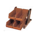 BKオーガナイザー 2段2列ﾌﾞﾗｳﾝ O-2-2-B