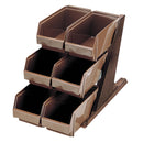 BKオーガナイザー 2段3列ﾌﾞﾗｳﾝ O-2-3-B