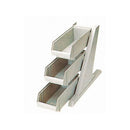 BKオーガナイザー 3段1列ﾌﾞﾗｳﾝ O-3-1-B