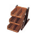 BKオーガナイザー 3段2列ﾌﾞﾗｳﾝ O-3-2-B