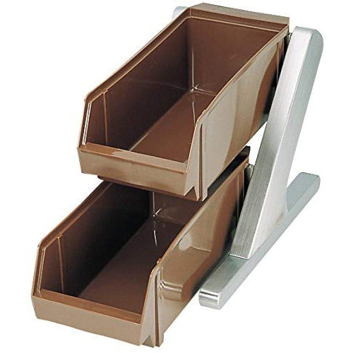 MTDXオーガナイザー２段１列ブラウン