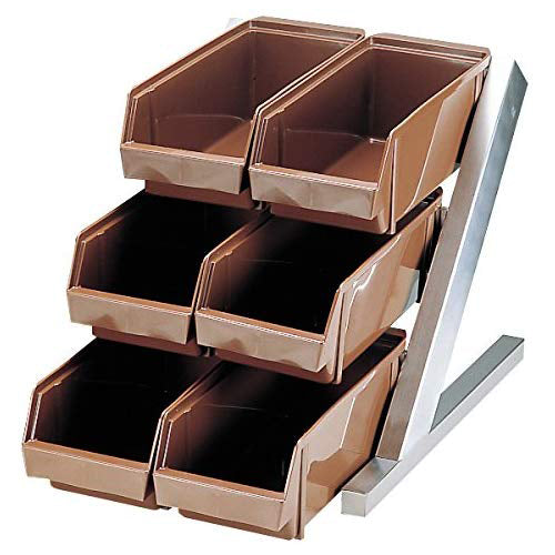 MTDXオーガナイザー３段２列ブラウン