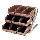 MTDXオーガナイザー３段３列ブラウン