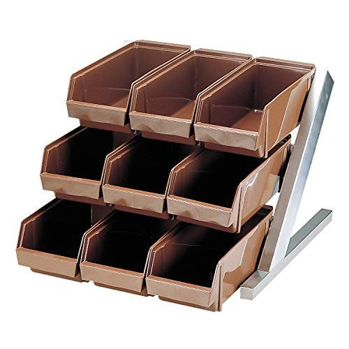MTDXオーガナイザー３段３列ブラウン