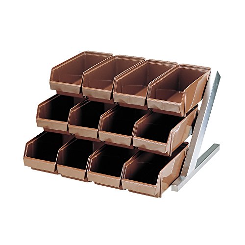 MTDXオーガナイザー３段４列ブラウン