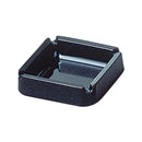 千羽鶴A-270カラー灰皿(角)黒 溝付