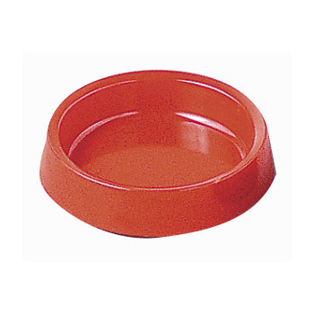 千羽鶴A-273カラー灰皿(丸)赤 溝無