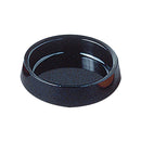 千羽鶴A-273カラー灰皿(丸)黒 溝無