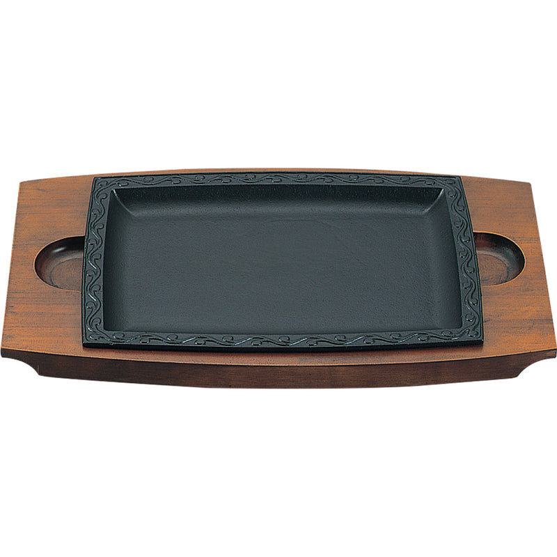 ｱｻﾋ角唐草ステーキ皿大A-113-38