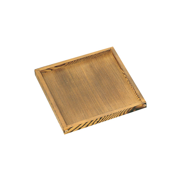 木製角トレイ大２０cm角