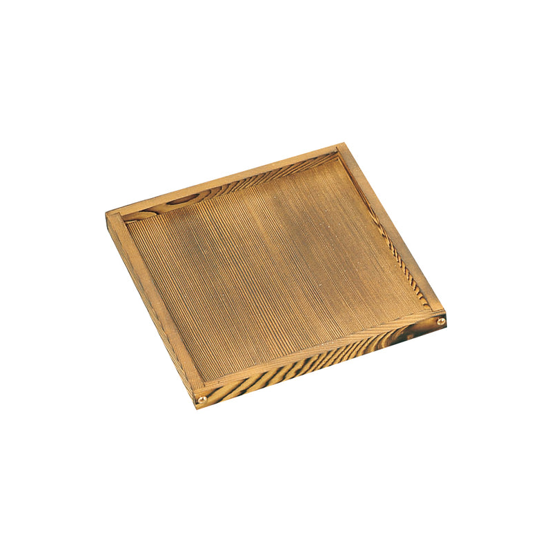 木製角トレイ大２０cm角