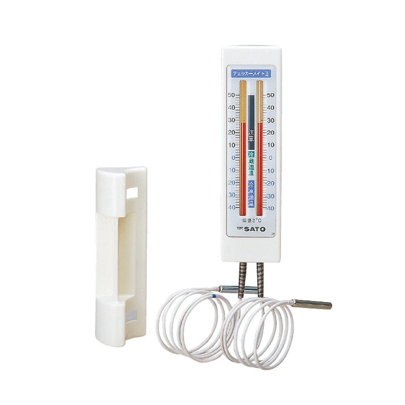 冷蔵庫用温度計 ﾁｪｯｶｰﾒｲﾄⅡ(二針)-40～50℃