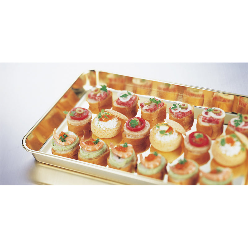 AG18-8金メッキ付浅角バット１５枚取