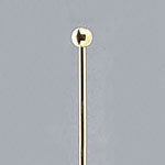 カクテルピン(金メッキ)№１玉付