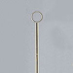 カクテルピン(金メッキ)№２丸穴