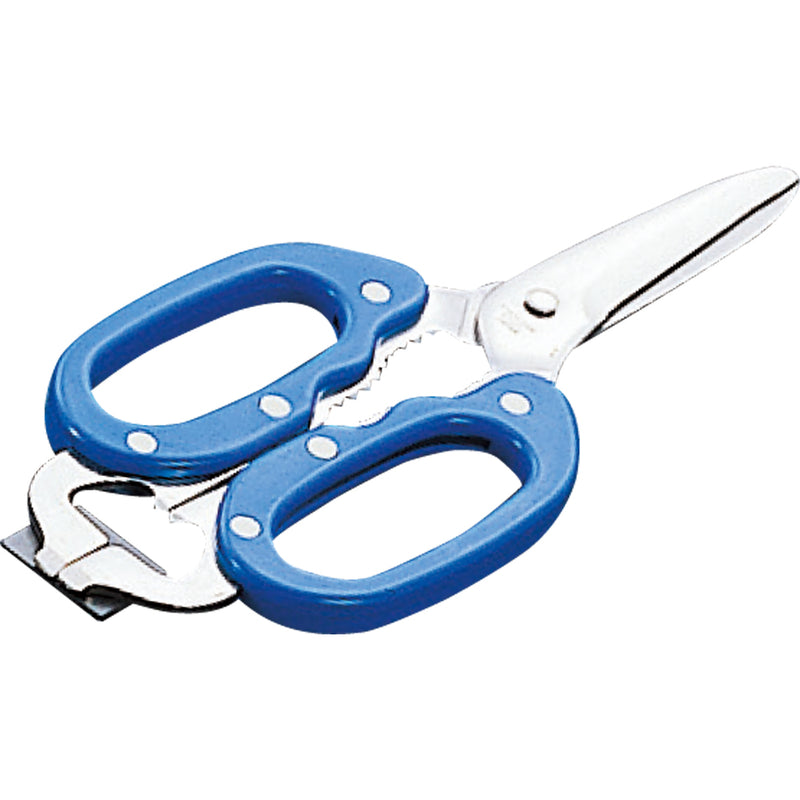 C-01ｺｯｸさん料理鋏青(Pﾎﾙﾀﾞｰ無)ｴﾝﾋﾞｹｰｽ