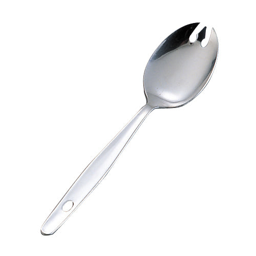 松印18-0給食用先割スプーン150mm 穴明