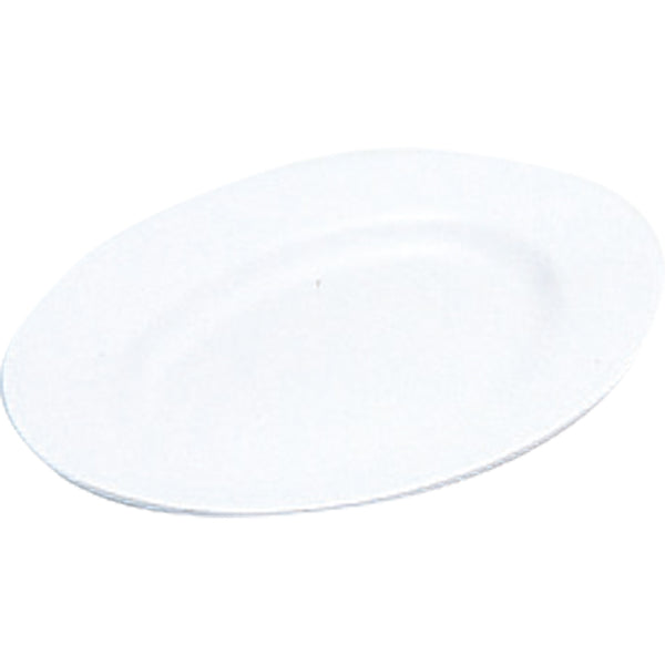 千羽鶴№３７小判皿リム型11.5吋(白)