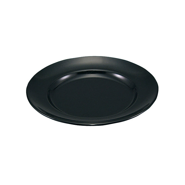 千羽鶴№２６Ａ平皿リム型８吋(黒)