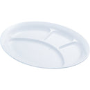 千羽鶴№５４小判ランチ皿４ﾂ切大(白)