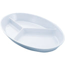 千羽鶴№５５小判菜皿３ツ切(白)