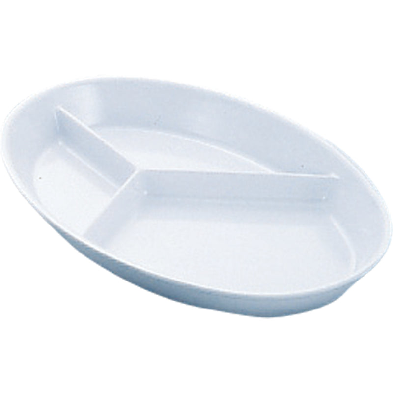 千羽鶴№５５小判菜皿３ツ切(白)