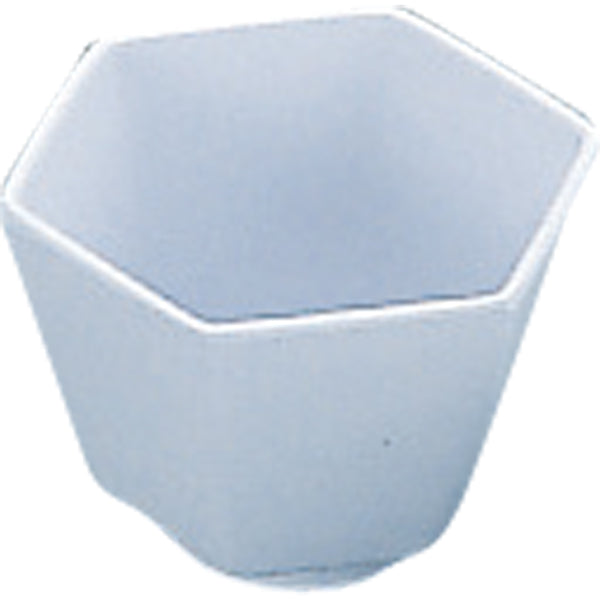 千羽鶴№７９六角小鉢(白)