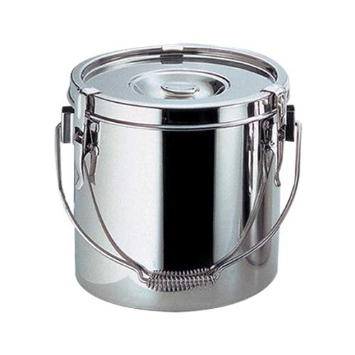 KO18-8給食缶27cm(15L)ツル取手　目盛りなし