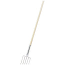 MT18-8給食用フォークA型木柄5本爪№5中止予定