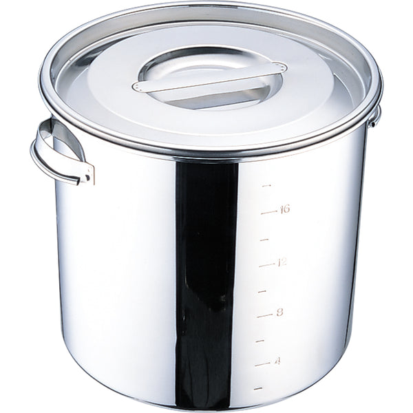 UK丸･深型キッチンポット目盛付１１cm