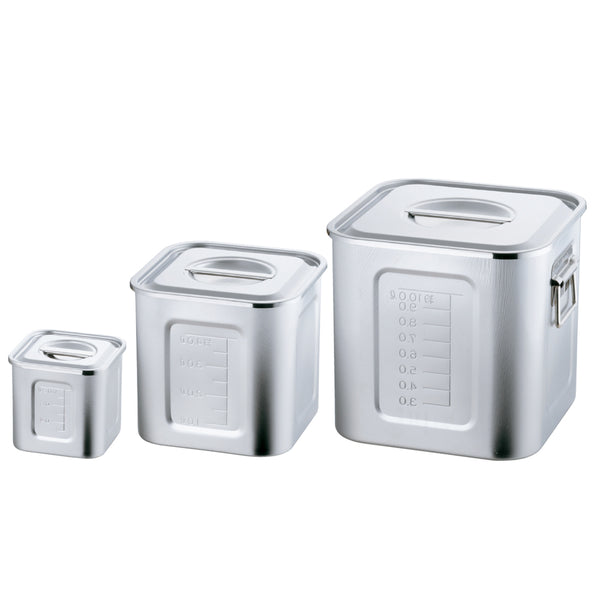 AG 21-0目盛付角型ｷｯﾁﾝﾎﾟｯﾄ 27㎝(手付)