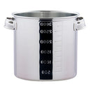 AG18-8深型ｷｯﾁﾝﾎﾟｯﾄ目盛付２４cm身丈