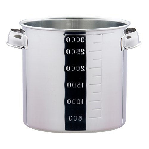 AG18-8深型ｷｯﾁﾝﾎﾟｯﾄ目盛付２８cm身丈