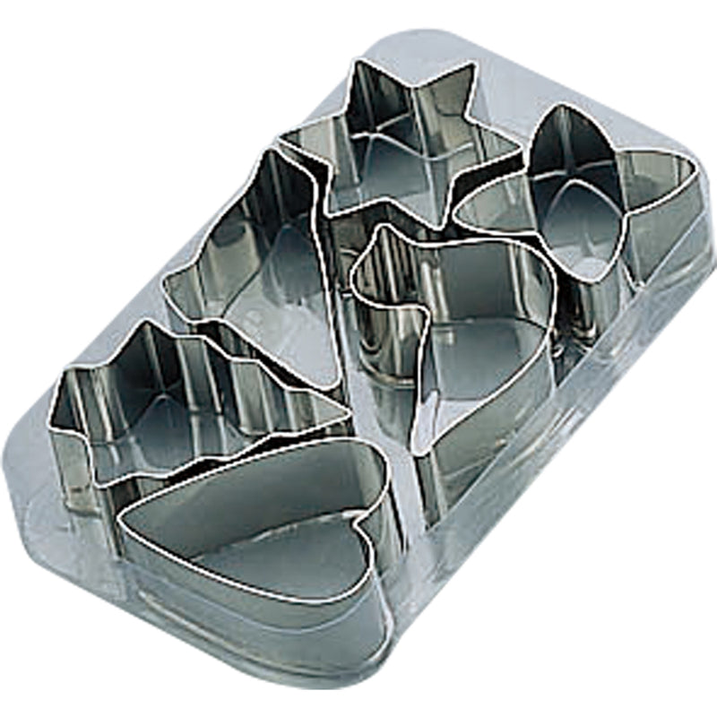 S印№140 18-8クッキー抜型６pcs